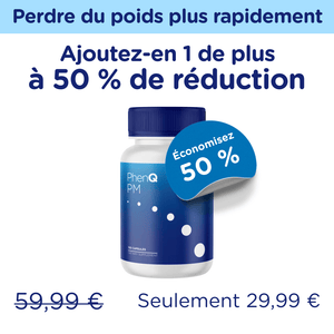Ajoutez 1 bouteille de PhenQ PM pour accélérer la perte de graisse avec 50 % de réduction !